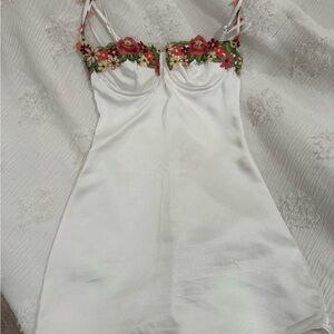 Princess Polly White Floral Slip Dress